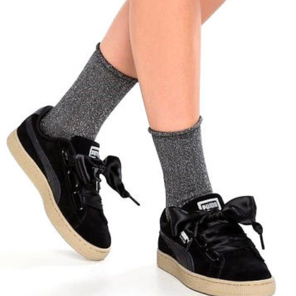 SuEDE HEART SAFARi Shoes Satin Ribbon Bow Laces 8 - Picture 4 of 8